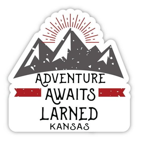 

Larned Kansas Souvenir 4-Inch Magnet Adventure Awaits Design