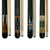 "Lot of 4 - 58 "" 2 Piece Hardwood Maple Pool Cue Billiard Sticks 18 - 21 OZ"