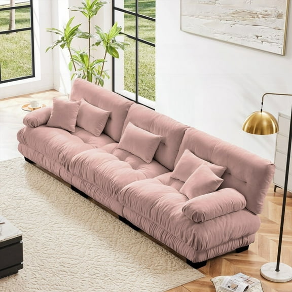 Soft & Elegant Chenille 3-Seater Sofa | Cloud-Like Comfort