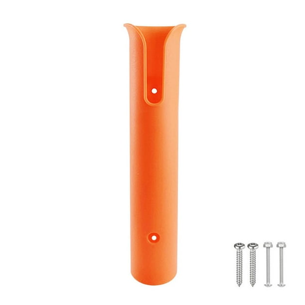 Caña de pescar, soporte para poste de barco, soporte para montaje en tubo de inserción de Kayak, naranja Hugtrwg Para estrenar