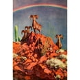 thumbnail image 2 of Rungius, Carl 14x18 Black Modern Framed Museum Art Print Titled - Bighorn Sheep on Rocks, 2 of 4