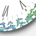 thumbnail image 3 of Designart 'Rainbow Butterfly Origami ' Farmhouse wall clock, 3 of 6