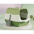 thumbnail image 5 of Large Covered Litter Box With Lid - Fully Enclosed Cat Toilet Pan and Scoop, 5 of 5