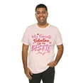 thumbnail image 3 of Valentine Bestie, Bella & Canvas Unisex Cotton Short Sleeve T-Shirt, S-5XL, 3 of 4