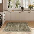 thumbnail image 3 of BERTHMEER 2'x3' Small Brown Area Rugs for Bathroom Bedroom Entryway Kitchen Dorm Entrance Vintage Non Slip Washable Oriental Traditional Distressed Rugs, 3 of 5