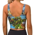 thumbnail image 3 of PAYOHTO Women's Sports Vest Stockholm, Sweden Quick-drying Breathable Lightweight Elastic Exercise Daily Wear Summer Gift, 3 of 7