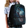 thumbnail image 2 of Uorisanigo Blue Dinosaur 17 inch Kids School Bag Lightweight Children Backpack for Boys and Girls Sports Casual Daypack with Adjustable Padded Straps for Elementary Kindergarten, 2 of 6