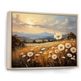 thumbnail image 2 of Designart "Splendid Blossom Meadow" Flower Floater Framed Canvas Wall Art, 2 of 5