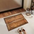 thumbnail image 4 of NWOKYZGH Wooden Door Bathroom Mat Super Absorbent Diatomaceous Earth Bath Mat Non-Slip Door Mat Quick Drying Bath Floor Mat for Shower Bathtub Kitchen Bathroom Rugs, 4 of 6
