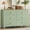 Green, variant on TROPOW Fluted 5 Drawers Dresser for Bedroom, Modern Chest of Drawers with Metal Handle, Wooden Dresser Organizer for Bedroom, Living Room, Hallway, Entryway