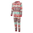 thumbnail image 2 of Seyurigaoka Family Matching Christmas Pajamas Outfit Cartoon Print Long Sleeve Hooded Jumpsuit Elasticated Closure Festive Pjs Clothing, 2 of 9