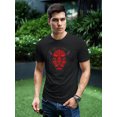 thumbnail image 2 of Red Lion Head T-Shirt Men -Image by Shutterstock, Male 4X-Large, 2 of 4