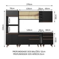 thumbnail image 3 of Cocina Integral Completa Modular Madesa Reims 270cm NN 03, 3 of 5