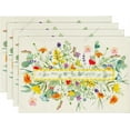 thumbnail image 2 of Wildflower Floral Eucalyptus Leaves Placemats for Dining Table Spring Summer Seasonal Decoration Rustic Washable Table Mats, 2 of 5