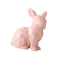 thumbnail image 4 of Estatua de conejo, estatua de animal, adorno de mesa de recuerdo, decoración de conejo de Pascua para Rosa, 4 of 9