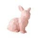 thumbnail image 4 of Estatua de conejo, figura de animal, recuerdo de colección, decoración de Pascua, conejo de Pascua Rosa, 4 of 9