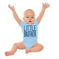 thumbnail image 3 of Little Brother Proud Younger Bro Bodysuit Jumper Boys Infant Baby Brisco Brands 18M, 3 of 6