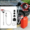 thumbnail image 6 of Fuel Transfer Pump with Auto-stop Sensor and 4 Tank Adapter,3.2GPM 51"Hose Transfer Pump Battery-Powered Portable Liquid Pump with Nozzle for Gasoline & Diesel Oil, 6 of 9