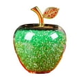 thumbnail image 2 of 1 PC Crystal Apple Figurine Paperweight Craft Decoration Table Top Ornament Statue Fruit Collectible Ornament Home Decor, 2 of 6