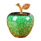 thumbnail image 2 of Adorno de Manzanas de Cristal, Regalo Personalizado para Nochebuena - Decoración de Cristal Verde de 10X7,5 Cm - Regalo Romántico para Un Buen Amigo o Amiga, 2 of 6