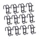 thumbnail image 3 of 12 ganchos para toallas para colgar sobre la puerta, soporte multiusos para toallas ducha, ganchos para para puertas vidrio sin . Negro, 3 of 8