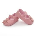 thumbnail image 6 of Yoyauz Baby Girl Mary Jane Shoes Anti Slip Rubber Sole Ballet Slippers Princess Dress Wedding Shoes Newborn Kids Shoes Toddler Shoes（0-12 Month）, 6 of 13