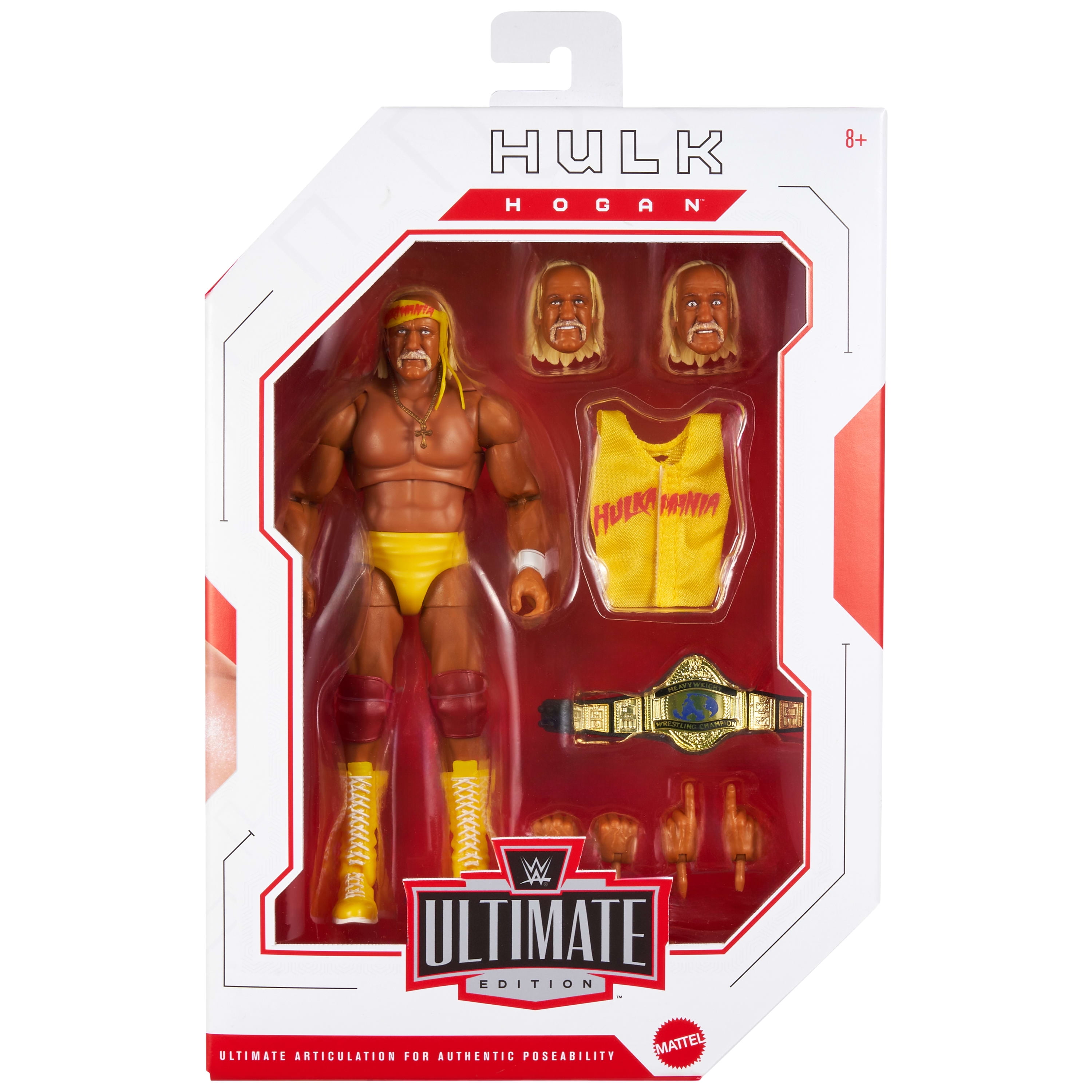 WWE Ultimate Edition Hulk Hogan Figure & Accessories Set, Greatest