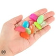 thumbnail image 3 of Luxtrada 100PCS Glow in The Dark Pebbles Stones for Indoor and Outdoor Walkways Garden Driveway Yard Fish Tank Decor Powered by Light and Solar, 3 of 9