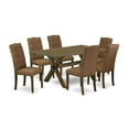 thumbnail image 2 of East West Furniture X797Ga740-7 - 7-Piece Dining Room Table Set - 6 Parson Dining Chairs and Dinette Table Hardwood Frame, 2 of 6