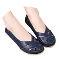thumbnail image 3 of Dsscvnef Chaussures Plates Décontractées d'Été pour Femmes Mode Confortables Sans Nœud Creux Légères Respirantes pour la Marche, 3 of 5