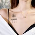 thumbnail image 3 of 24 hojas de tatuajes temporales pegatinas tatuaje para mujeres, niñas tatuaje de arte corporal, 3 of 6