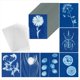 thumbnail image 1 of Kit de Papel de Impresión Solar, Papel de Cianotipo de 100 Hojas con Panel Acrílico de 4 Hojas, Papel Artístico Solar A5, Papel Artístico de Impresión Solar, 1 of 5