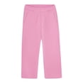 thumbnail image 2 of LILIYA Youth Boys Baggy Sweatpants Adjustable Drawstring Waist Solid Color Side Pockets Loose Fit Breathable Casual Athletic Bottoms Outdoor Workout Sweatpants 14-15 Years, 2 of 4