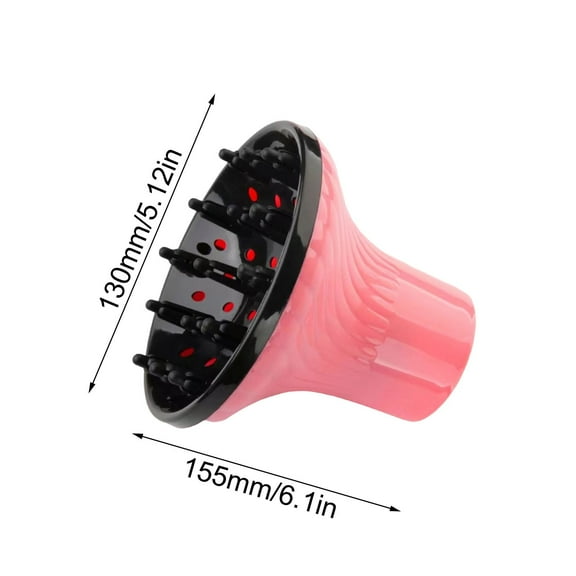 Hxlamzoo Universal Hair Diffuser Hair Dryer Diffuser Attachment Adjustable Hair Diffuser Attachment for Hair Dryers Hair Dryer Diffuser for Curly Or Wavy Hair Styling