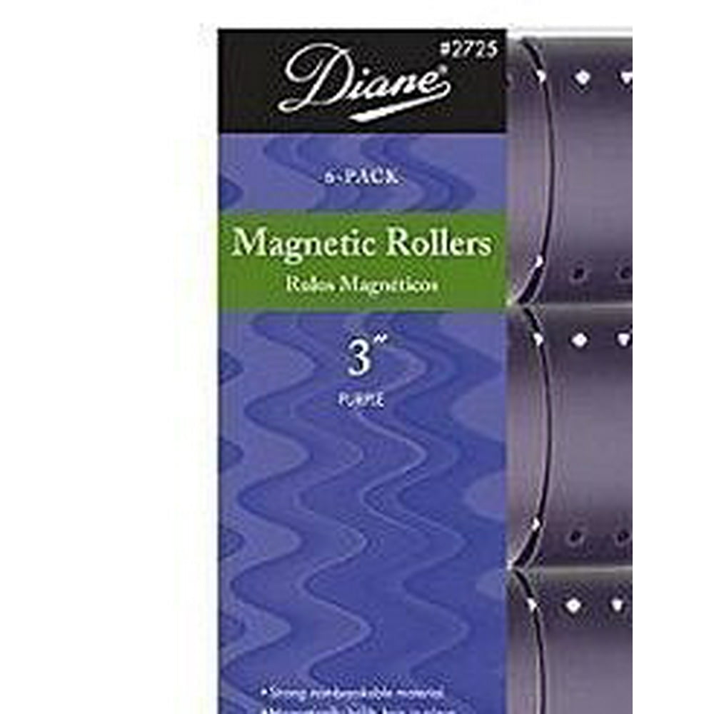Diane Roller, Purple, 3 Inch, 6 Count