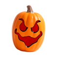 thumbnail image 3 of Colaxi Halloween Pumpkin Light Indoor Decoration Adorable Vivid Details Pumpkin Lantern Resin Pumpkin Statue for Living Room Balcony E, 3 of 10