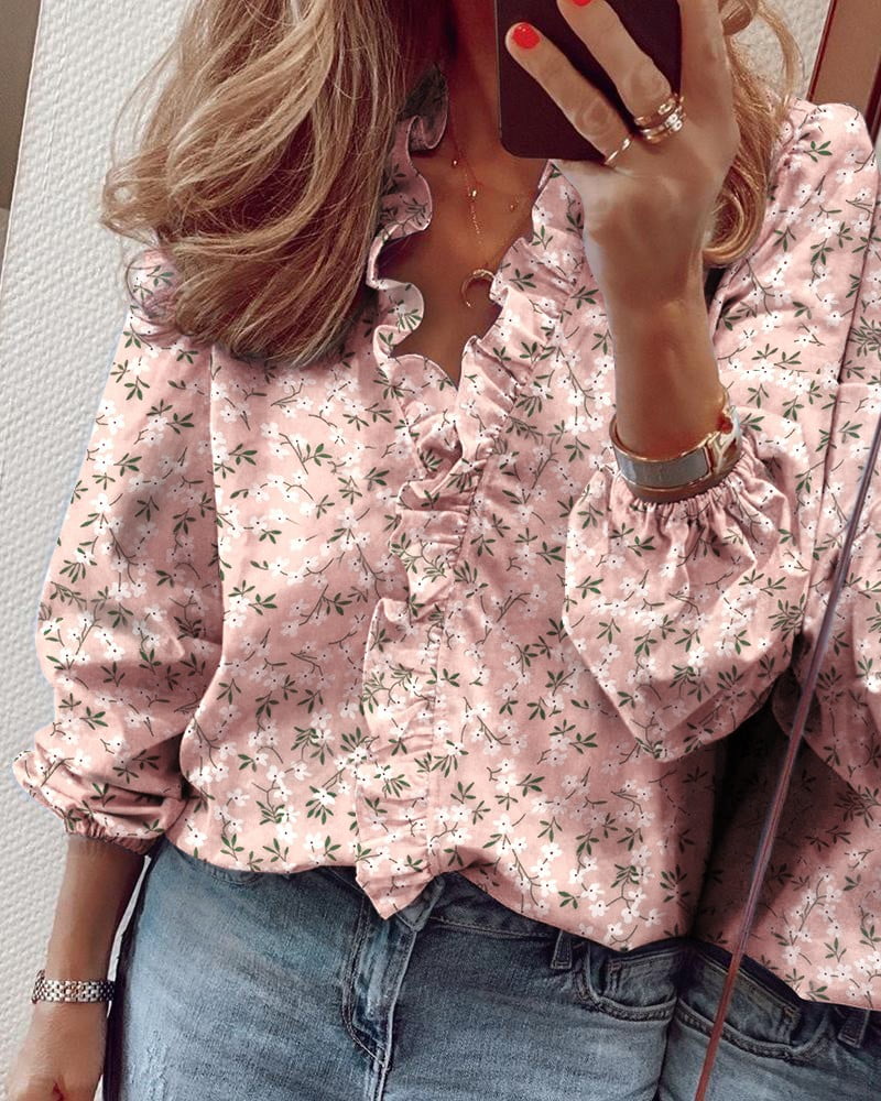 walmart ruffle shirt