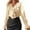 #0473-Beige, variant on Uoodti Women's Long Sleeve Tops Ruffle V Neck Chiffon Blouse Fall Outfits Trendy Work Shirts Gift Dressy Casual