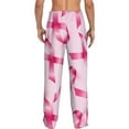 thumbnail image 3 of Fotbe Breast Cancer Ribbons Awareness Men's Pajama Pants,Sleepwear Pants,Pj Bottoms Drawstring And Pockets-Medium, 3 of 9