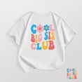 thumbnail image 5 of Bearichfupo Children's Casual Short Sleeved T Shirt Day Letter Print Round Neck T Shirt,Girls Crewneck Tees,Sizes 8-9 Years, 5 of 5