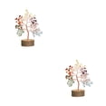 thumbnail image 2 of Billuyoard Árbol de cristal natural de piedra - Impresionante decoración hecha a mano para el hogar Árbol artificial en interiores colorido vistoso 2Conjunto, 2 of 6