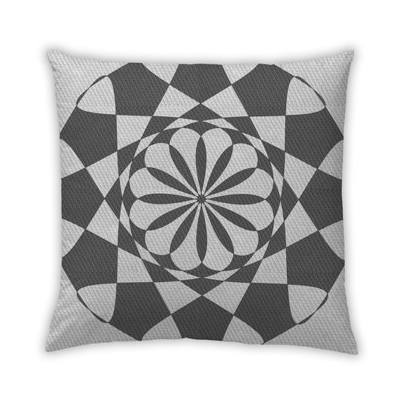 Ahgly Company Outdoor Square Contemporary Throw Pillow, 18 inch by 18 inch
