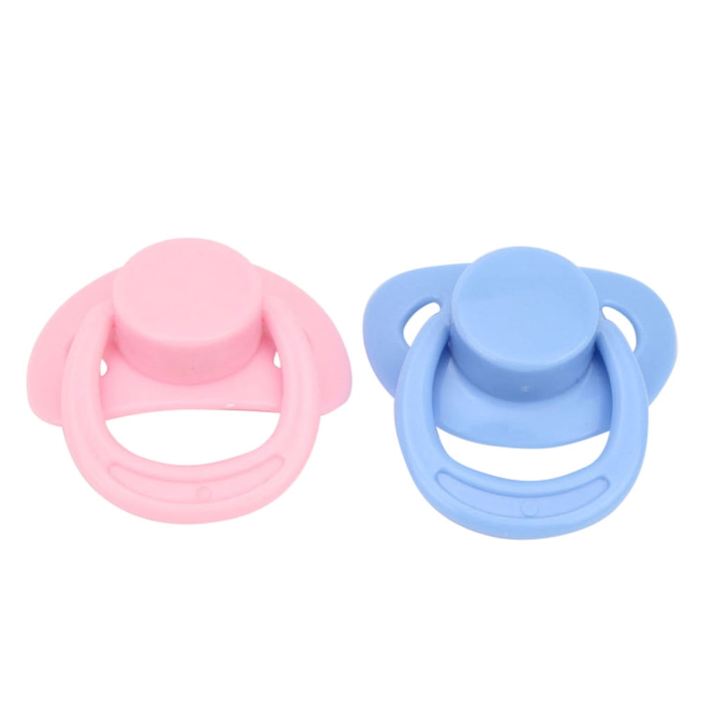White Dummy Magnetic Pacifier For Internal Magnet Reborn Baby Dolls Accessories 