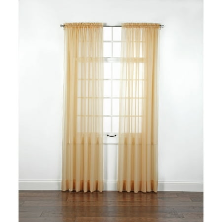 - Elegance Voile Rod Pocket Panel
