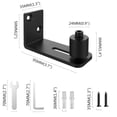 thumbnail image 4 of MasteelfCA Sliding Door Floor Guide Barn Doors Floor Guide Prevent Swinging Out with Parts, 4 of 7