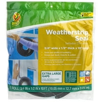 Duck Brand Extra Large Gap Foam Weather Stripping Seal, .75 in. x .5 in. x 10 ft.