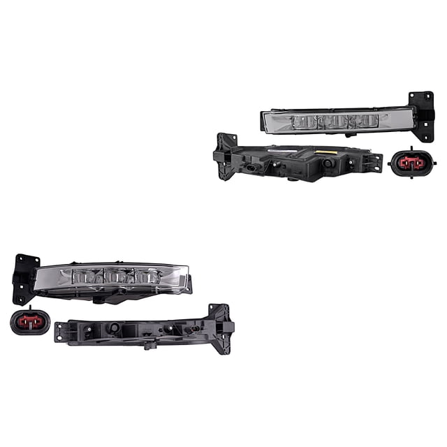 Par de Faros Para Niebla DEPO Charger 2015 A 2016 Dodge C/Leds