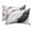 Black, variant on Outdoor Chair Pillow Headrest for Patio Pool Chaise Lounge, Marble Black Recliner Head Pillow, Gold Foil Ceramic Style Cracks Scratches Waterproof Pillowcases Neck Lumbar Pillows & Insert 12x20x2pcs
