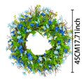 thumbnail image 3 of BKER Warm Spring Spring Garland Green Leaves Simulation Flowers Spring Summer Day Garland Decoration, 3 of 4
