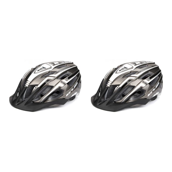 Eigraketly Casco de bicicleta, luz trasera, cascos de equitación, sombrero para hombre, mujer, adulto, gorra protectora ajustable recargable para Type2 NO2